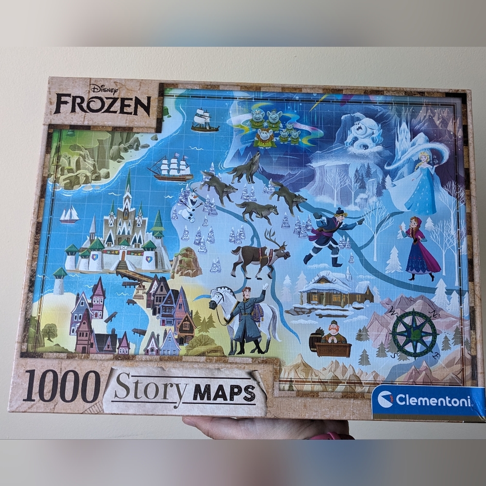 Clementoni Disney Maps Frozen Jigsaw Puzzle